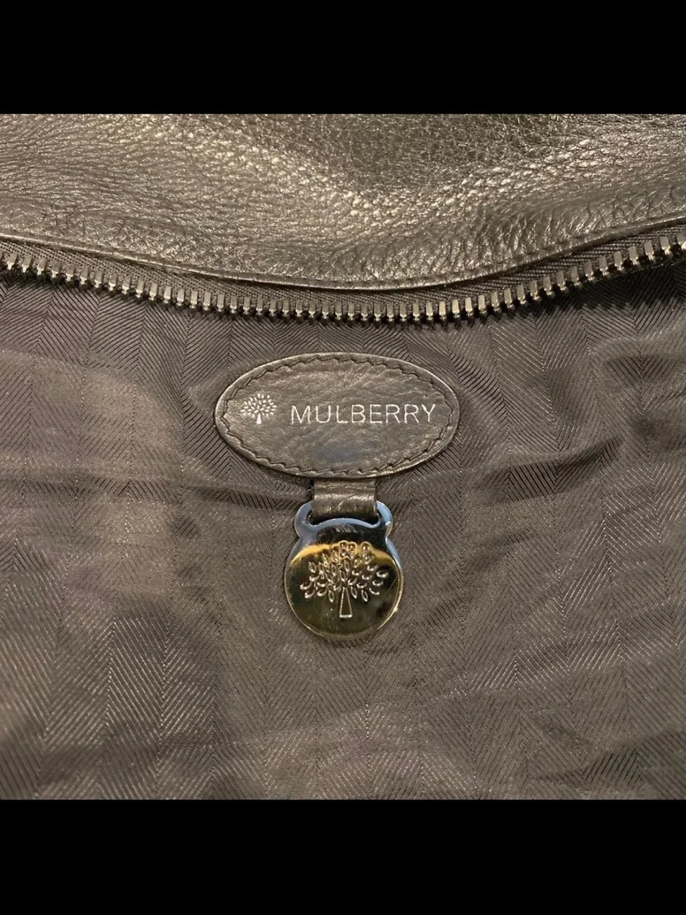 Mulberry Chocolate Brown Leather Shoulder Tote